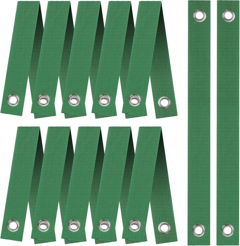 Jevrench 72 PCS Tree Straps for Staking, Guying & Straightening, Heavy Duty Nylon Tree Support Straps with Rust-Resistant Buckles - Image 1